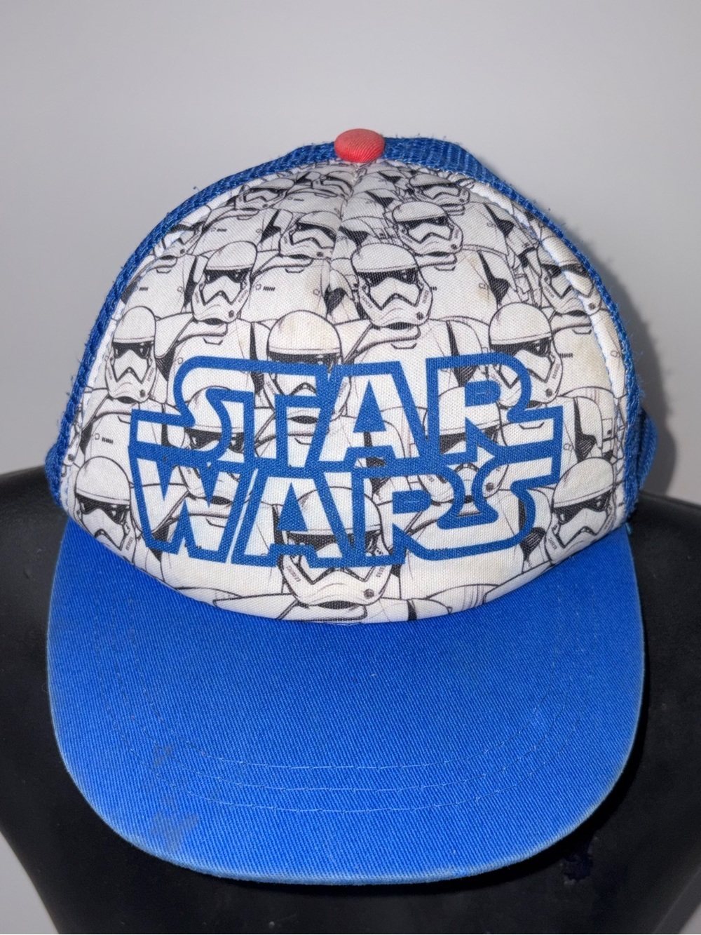 Star Wars Blue, White and Red Kids Mesh Trucker Hat